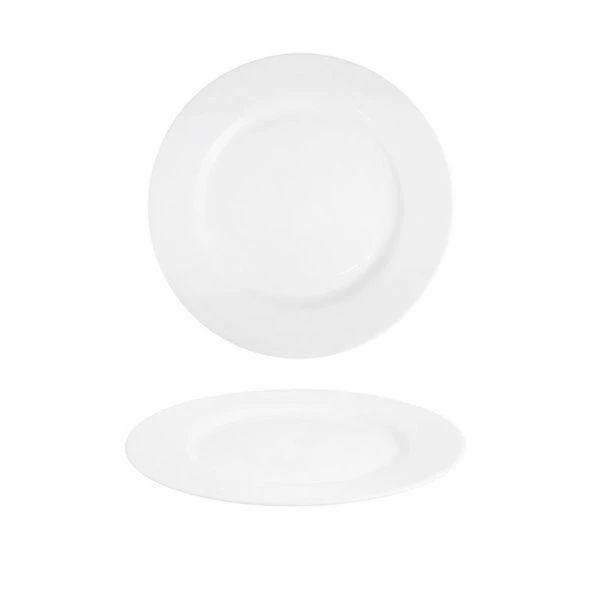 Тарелка мелкая 26,5см стеклокерамика ДИРЕКТОР БЕЛЫЙ обеденная N5017 (24)