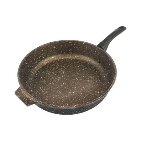Сковорода 30см алюминий АП Granit Perfection  chocolate с несъемной ручкой (8)