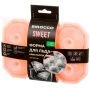 Форма для льда 6 ячеек 18*13*5см силикон SWEET кристаллы розовые