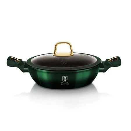 Жаровня 3,8л алюминий  Emerald Collection с крышкой 28см (6)