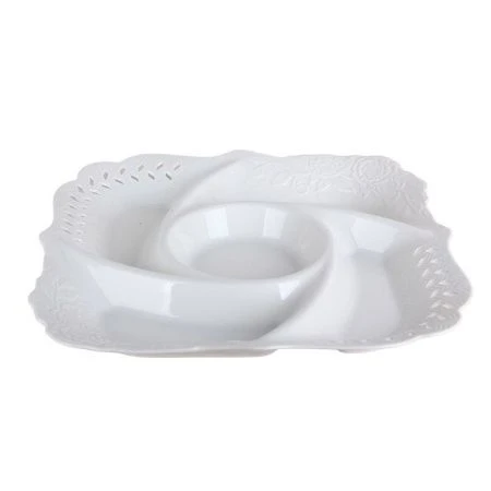 Менажница 5 секции 33см фарфор 5627