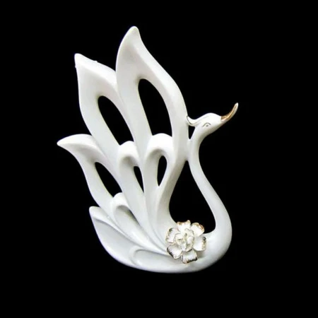 Фигурка Лебедь фарфор 28*17см  JС2257-2