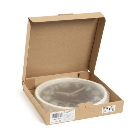 Часы настенные 30см пластик РУБИН Светящиеся белый (10)