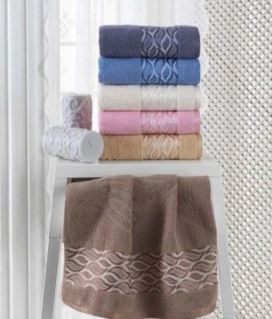 яяяПолотенце 50*85 махровое JULIE WAVE