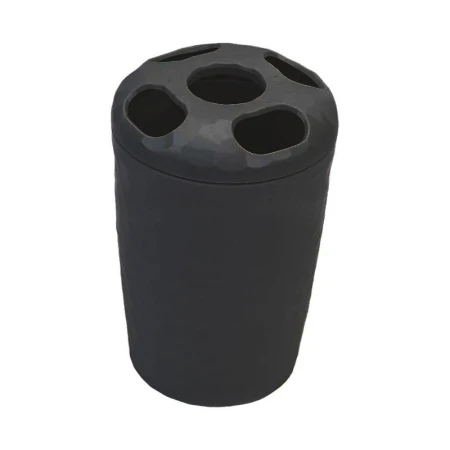 Подставка для зубных щеток 350мл пластик Tule черный (12) 221303930/01