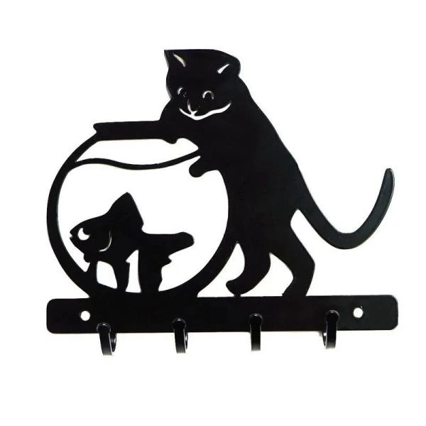 Ключница Котенок с аквариумом 701-004B