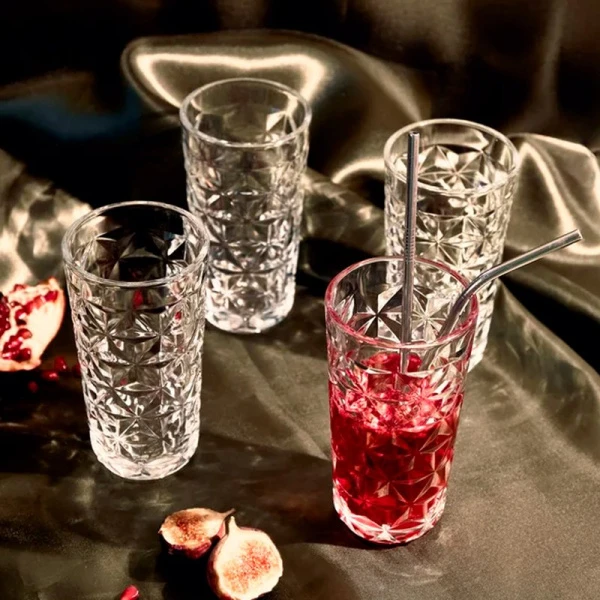 Стаканы набор 4шт 360мл стекло ЭСТРЕЛЛА (6)