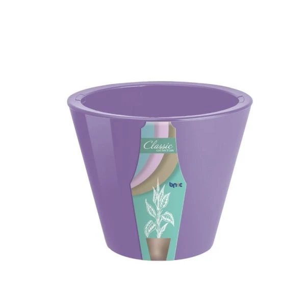 Кашпо 5л 20*23см пластик КЛАССИКА лаванда (10)