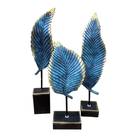 Фигурка Листья набор 3шт. 56*11*6/42*18*9/53*12*9см W8000-287 (3)