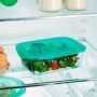 Контейнер пищевой 820мл стекло KEEPN BOX прямоугольный пластиковая крышка (6)
