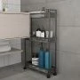 Этажерка 44,6*13*79,2см металл ВИШЕРА 13 графит
