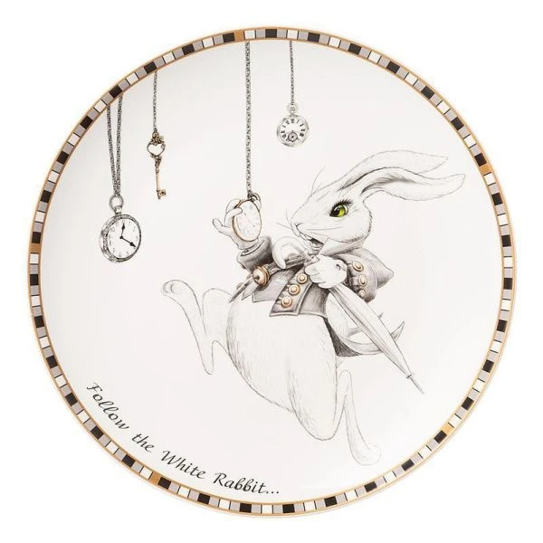 Тарелка мелкая 20см фарфор Wonderland десертная (24)