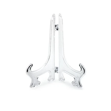 Подставка под тарелку декоративную набор 10шт 13,5см пластик прозрачная (100)