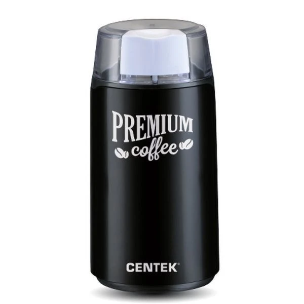 Кофемолка электрическая пластик Centek CT-1360 черная 250Вт, вместим. 45г (5 чашек) (12) Кофемолка электрическая пластик Centek CT-1360 черная 250Вт, вместим. 45г (5 чашек) (12)