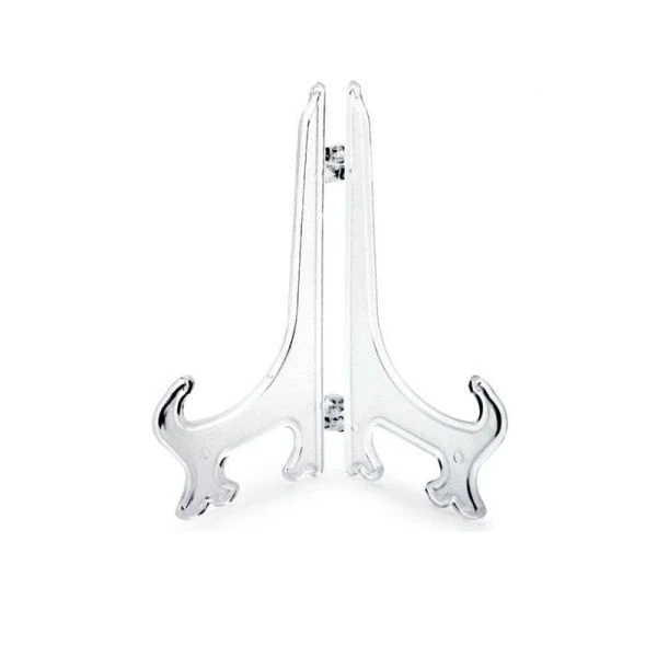 Подставка под тарелку декоративную набор 10шт 13,5см пластик прозрачная (100)