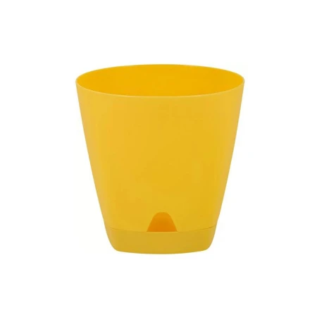 Горшок для цветов 8л 250мм пластик Amsterdam с прикорневым поливом спелая груша (6)