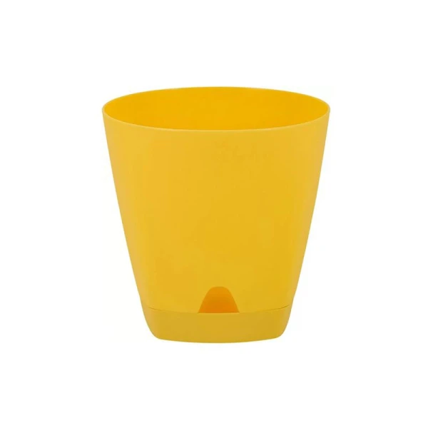 Горшок для цветов 8л 250мм пластик Amsterdam с прикорневым поливом спелая груша (6)