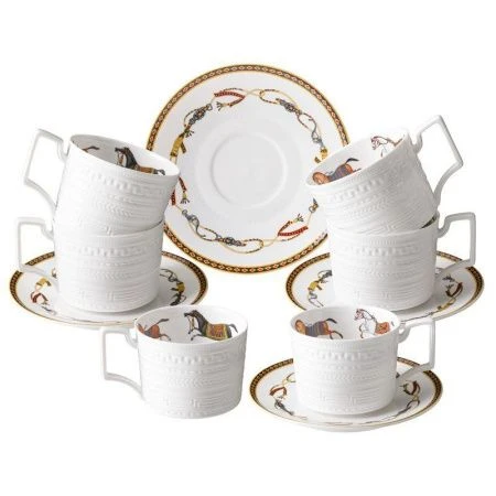 Чайный набор 4пр фарфор Passage на 2 персоны 280мл (8)