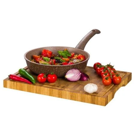 Сковорода 26см алюминий АП ГРАНИТ глубокая с несъемной ручкой коричневая Dariis Duo-110 (10)