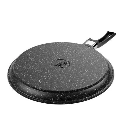 Сковорода блинная 24см алюминий АП ГРАНИТ BLACK индукция (10)