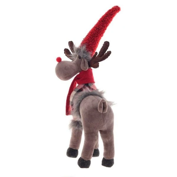 Игрушка мягкая Олень L34 W16 H59/40 см