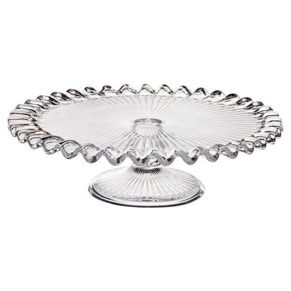 Тортовница стекло 25*7,5см WAVY (12)