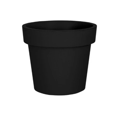 Кашпо 50л 41,5*47,7см пластик ЛОФТ антрацит (5)