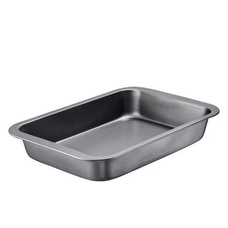 Противень 36,5*24,7*4,7см угл.сталь АП Easy глубокий с пласт.крышкой и ручками 93-CS-EA-2-07 (24/12)