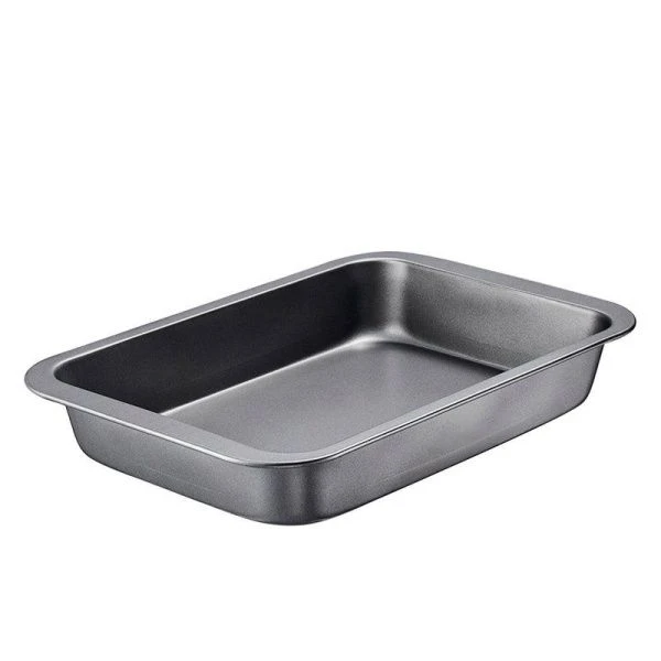 Противень 36,5*24,7*4,7см угл.сталь АП Easy глубокий с пласт.крышкой и ручками 93-CS-EA-2-07 (24/12)