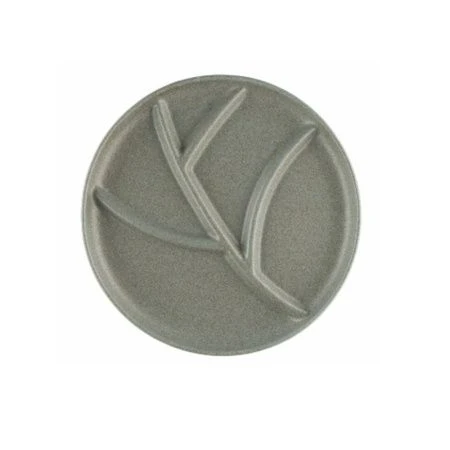 Блюдо сервировочное 23см керамика BILLIBARRI DANCING LEAVES Matt Blue (24)