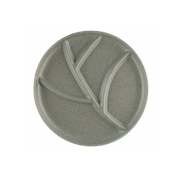 Блюдо сервировочное 23см керамика BILLIBARRI DANCING LEAVES Matt Blue (24)