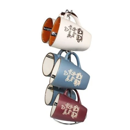 Набор кружек 6пр на мет.подставке 151058-6MS (4)