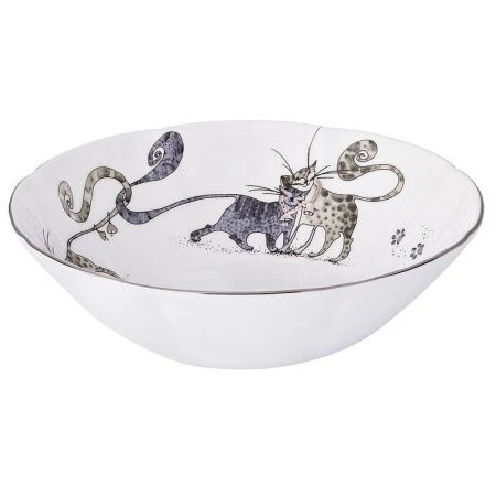 Салатник 14см фарфор КОТИКИ (36)