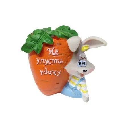 яяяФигурка Кролик / Заяц Не упусти удачу полистоун 6см BH29133В-3/192 29133В-3/12