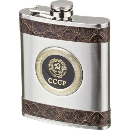 яяяФляжка 210мл СССР 9*2*12см (100)