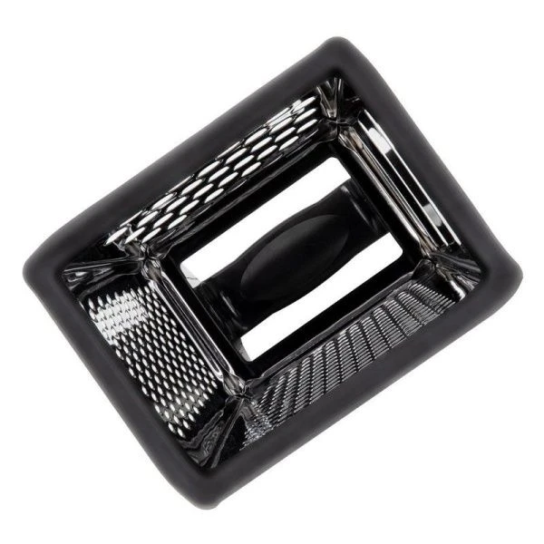 Терка 4 гранная 11*8,5*25,5см нерж.сталь/силикон SHAM (12/48)