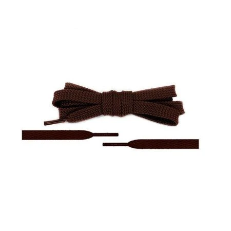Шнурки плоские 120см d10мм (пара) коричневые (250)