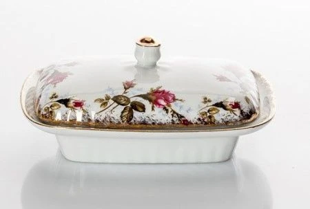 Масленка фарфор ШИПОВНИК IW B013 masl