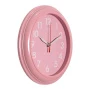 Часы настенные 22,5*26,5см пластик РУБИН Легкость розовый (10)
