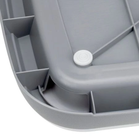 Лоток для собак под пеленку 45*34см пластик смоки (5)