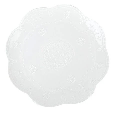 Блюдо 30,5*2,5см фарфор МАРШМЕЛЛОУ фигурное (20)
