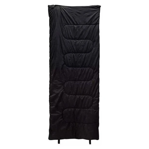 Мешок спальный 190*75см холлофайбер/полиэстер черный/темно-серый Ecos US-003 (10) ВЫВОД