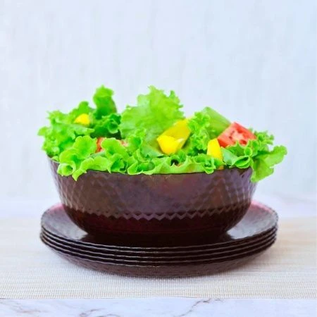 Столовый набор 19пр стекло ИДИЛЛИЯ ЛИЛАК (1)