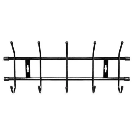 Вешалка 5 крючков настенная 484*188мм металл черная ВН5 (5) 1079