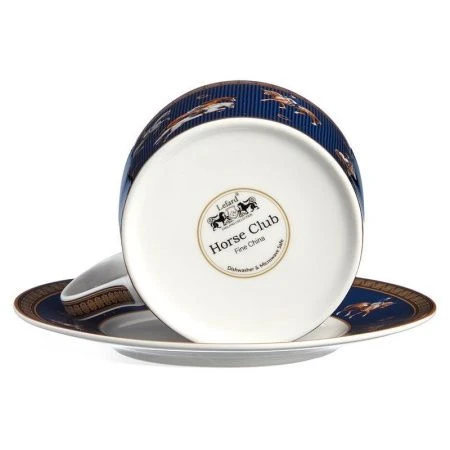 Чайный набор 2пр фарфор Horse club на 1 персону 300мл (36)