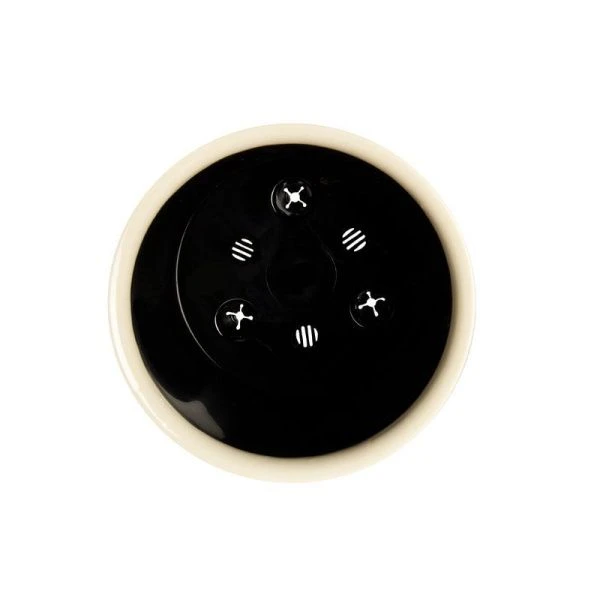 Горшок цветочный 4,5л 19*23см пластик СИГМА с вкладкой ванильный (1)