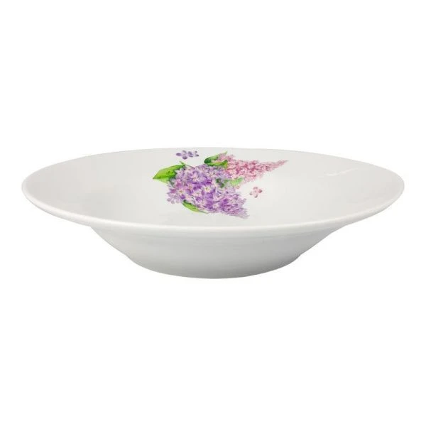Тарелка глубокая 20см фарфор СИРЕНЬ Идиллия (20)