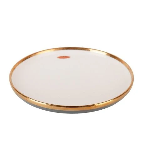 Тарелка мелкая 25,5*3см фарфор Royal line. Gray (4/24)