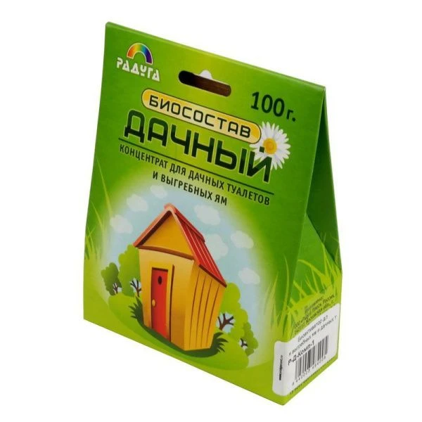 Биоактиватор для выгребных ям и дачных туалетов Дачный 100г (28)