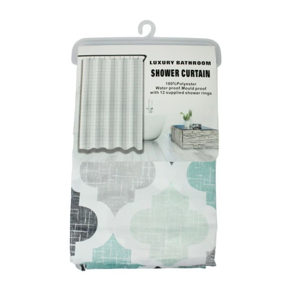 Штора для ванной 180*180см полиэстер (50)